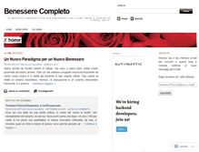 Tablet Screenshot of benesserecompleto.wordpress.com