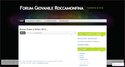 Desktop Screenshot of forumgiovanile.wordpress.com