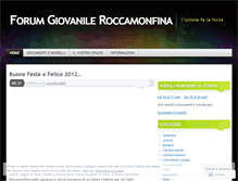 Tablet Screenshot of forumgiovanile.wordpress.com