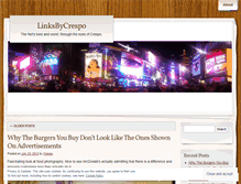 Tablet Screenshot of linksbycrespo.wordpress.com