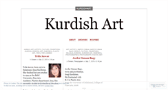 Desktop Screenshot of kurdishart.wordpress.com