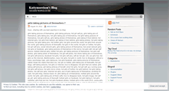 Desktop Screenshot of kattymorrison.wordpress.com