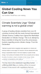 Mobile Screenshot of globalcoolingnews.wordpress.com