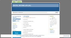 Desktop Screenshot of digitalsecondlife.wordpress.com