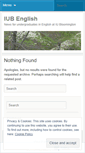 Mobile Screenshot of iubeng.wordpress.com