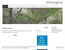 Tablet Screenshot of iubeng.wordpress.com