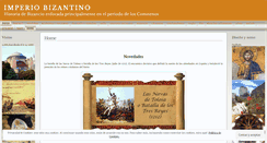 Desktop Screenshot of imperiobizantino.wordpress.com