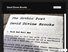 Tablet Screenshot of daviddivinebrooks.wordpress.com