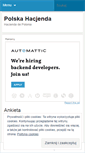 Mobile Screenshot of polskahacjenda.wordpress.com