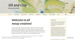 Desktop Screenshot of oilandclay.wordpress.com