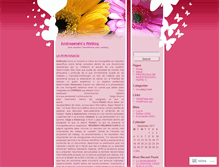 Tablet Screenshot of andreaanahi.wordpress.com