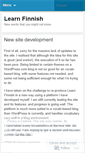 Mobile Screenshot of learnfinnish.wordpress.com