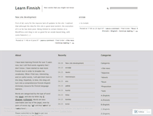 Tablet Screenshot of learnfinnish.wordpress.com