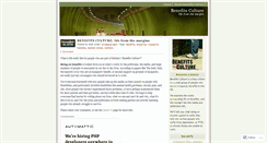 Desktop Screenshot of benefitsculture.wordpress.com