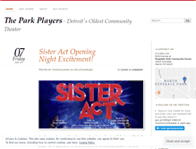 Tablet Screenshot of parkplayers.wordpress.com