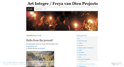Desktop Screenshot of freyavandien.wordpress.com