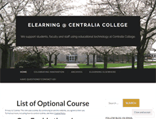 Tablet Screenshot of elearningcentralia.wordpress.com