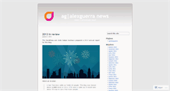 Desktop Screenshot of agalexguerra.wordpress.com