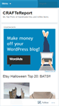 Mobile Screenshot of craftereport.wordpress.com