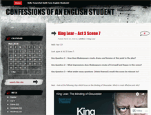 Tablet Screenshot of confessionsofanenglishstudent.wordpress.com