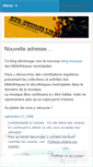 Mobile Screenshot of musiquelibre.wordpress.com