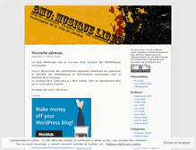 Tablet Screenshot of musiquelibre.wordpress.com