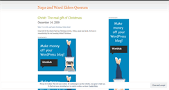 Desktop Screenshot of napa2ndward.wordpress.com