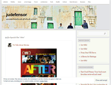 Tablet Screenshot of judefensor.wordpress.com