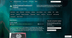 Desktop Screenshot of cathscustomcreations.wordpress.com