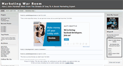 Desktop Screenshot of marketingwarroom.wordpress.com