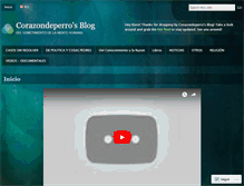 Tablet Screenshot of corazondeperro.wordpress.com