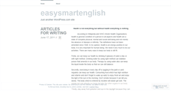 Desktop Screenshot of easysmartenglish.wordpress.com