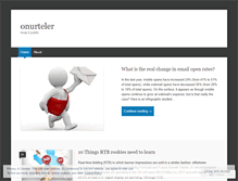 Tablet Screenshot of onurteler.wordpress.com