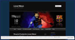 Desktop Screenshot of elmejorlionelmessi.wordpress.com