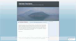 Desktop Screenshot of delectabledissertations.wordpress.com