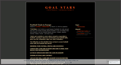 Desktop Screenshot of goalstars.wordpress.com