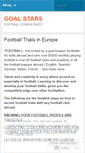 Mobile Screenshot of goalstars.wordpress.com