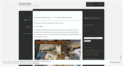 Desktop Screenshot of khadorred.wordpress.com