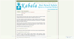 Desktop Screenshot of kabalainfo.wordpress.com