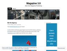 Tablet Screenshot of nextgenmagazine.wordpress.com