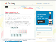 Tablet Screenshot of euphonyproject.wordpress.com