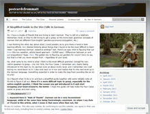 Tablet Screenshot of postcardsfrommatt.wordpress.com