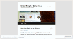 Desktop Screenshot of kindersimplercomputing.wordpress.com