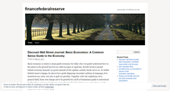 Desktop Screenshot of financefederalreserve.wordpress.com