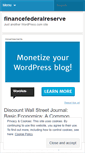 Mobile Screenshot of financefederalreserve.wordpress.com
