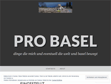 Tablet Screenshot of probasel.wordpress.com