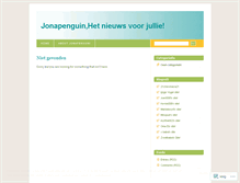 Tablet Screenshot of jonapenguin.wordpress.com