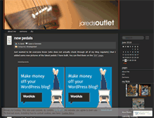 Tablet Screenshot of jaredsoutlet.wordpress.com