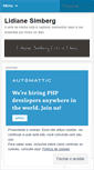 Mobile Screenshot of lidianesimberg.wordpress.com