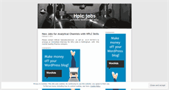 Desktop Screenshot of hplcjobs.wordpress.com